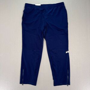 Prince Pickleball Sweatpants‎ Men's 2XL XXL Blue Navy Ponte Slim Pants Sport